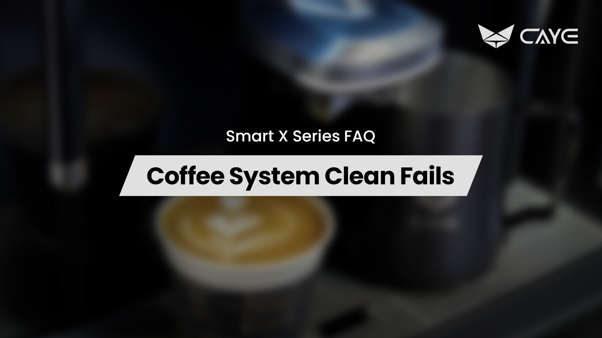 Coffee System Clean Fails
